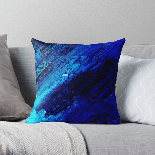 Small blue hot sale throw pillows