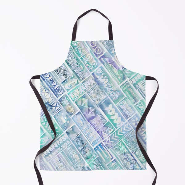 Item preview, Samoan Village Tapa Watercolor Block Print 3008  designed and sold by sunnthreads.