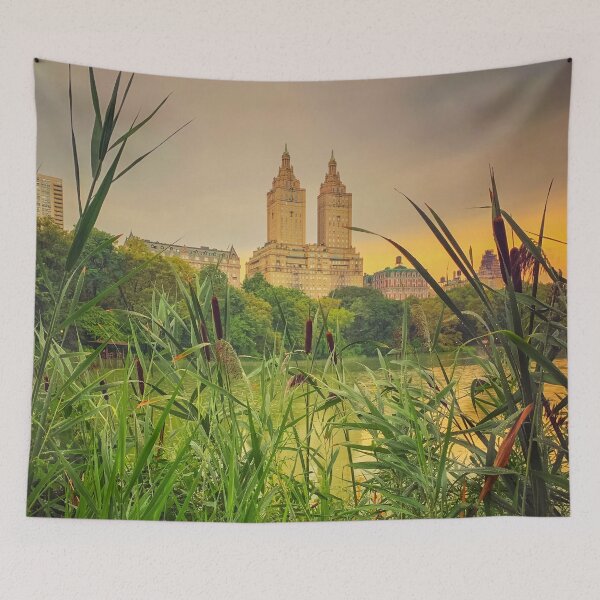 Item preview, Sunset Nature Lake Central Park Manhattan, NYC  designed and sold by eleonoraingrid.