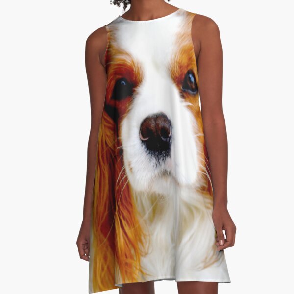 Cavalier King Charles Spaniel A-Line Dress