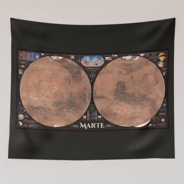 Item preview, *SPANISH* Mapa de Marte 2022! designed and sold by Pablo Carlos Budassi.