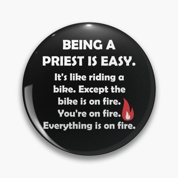 Item preview, Being A Priest Is Easy designed and sold by art-fox.