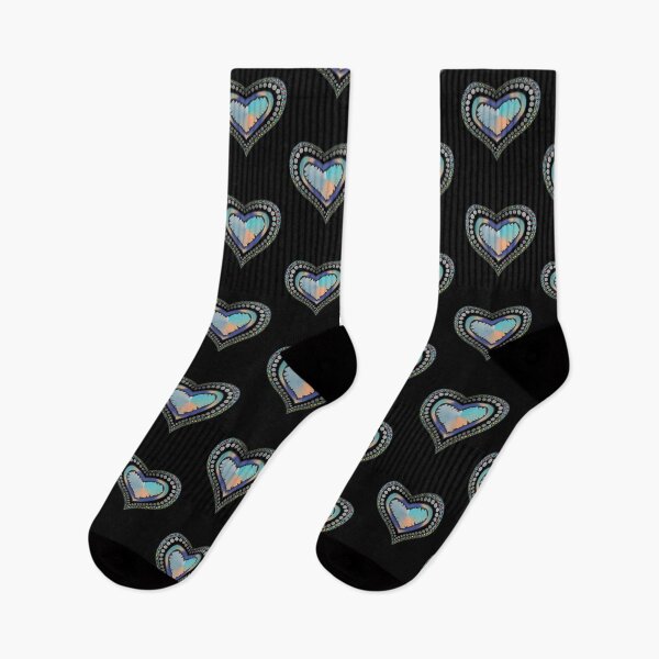 Item preview, Blue Doodle Core Heart designed and sold by AloraDawnEve.