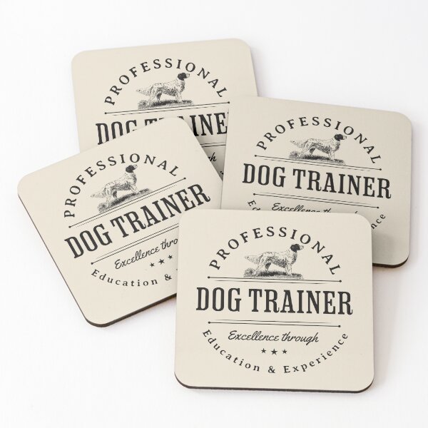 Item preview, Professional Dog Trainer, Excellence Through Education and Experience, Vintage Positive Dog Training Design designed and sold by arlutai.