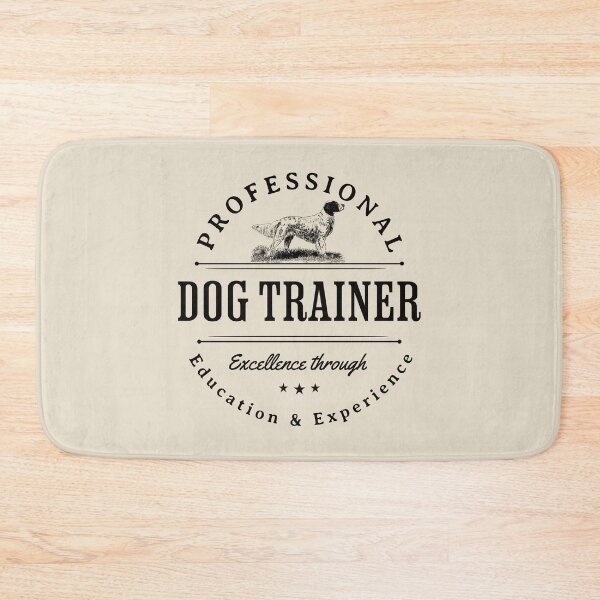 Item preview, Professional Dog Trainer, Excellence Through Education and Experience, Vintage Positive Dog Training Design designed and sold by arlutai.