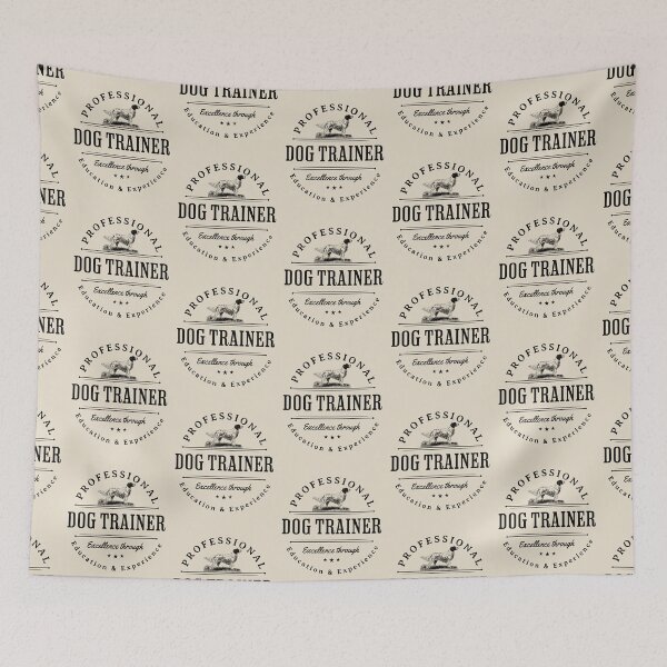 Item preview, Professional Dog Trainer, Excellence Through Education and Experience, Vintage Positive Dog Training Design designed and sold by arlutai.