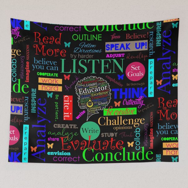 Item preview, African American Teacher / Educator Pattern With Afro designed and sold by blackartmatters.