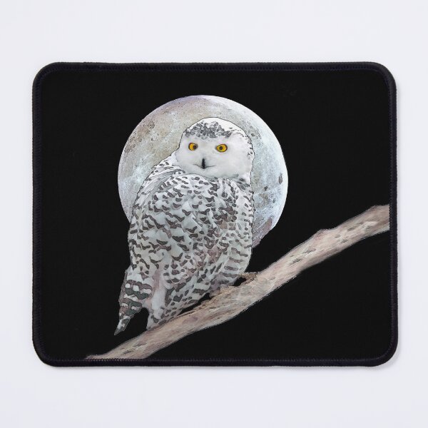 Item preview, Snowy Owl and Moon designed and sold by alpendesigns.