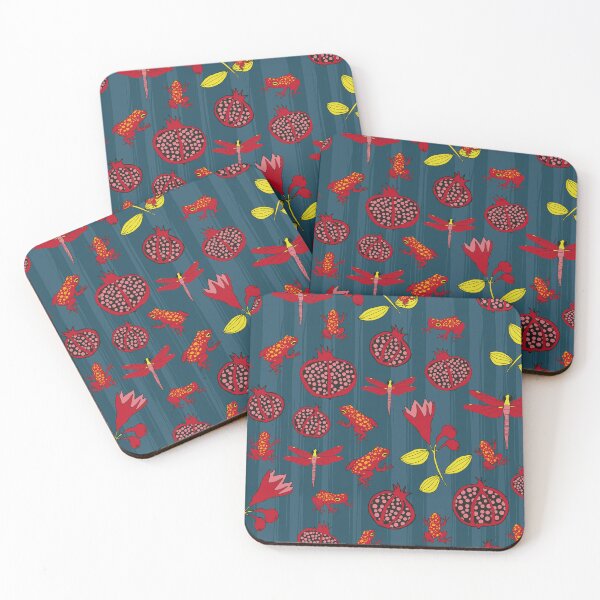 Item preview, Pomegranates, frogs and dragonflies designed and sold by kobyakov.