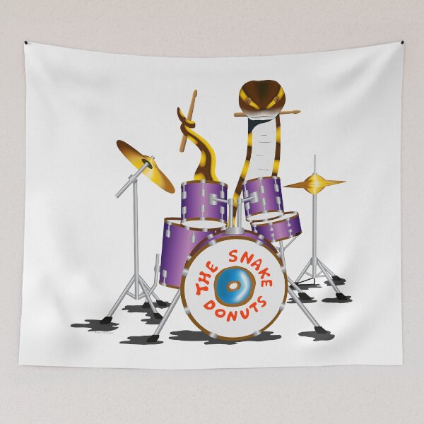 Item preview, The Snake Donuts (White) designed and sold by RicklyTheSnake.