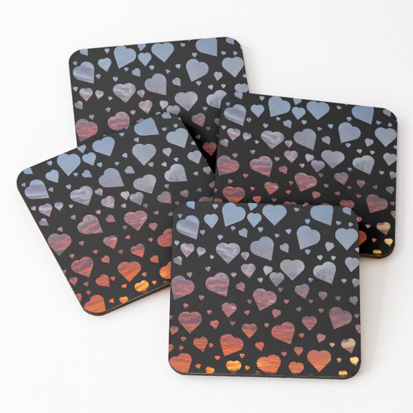Item preview, Sunset Hearts, Pretty Nature Design designed and sold by AloraDawnEve.