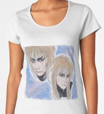Jareth; Der Koboldkönig Premium Rundhals-Shirt