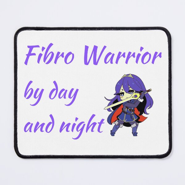Item preview, Fibro Warrior by Day and Night on White designed and sold by Paulele.