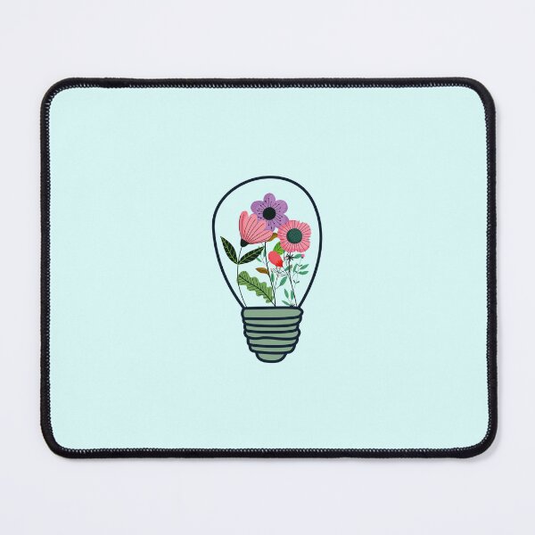 Item preview, Light Bulb with Pink Flowers designed and sold by sams-eshophere.