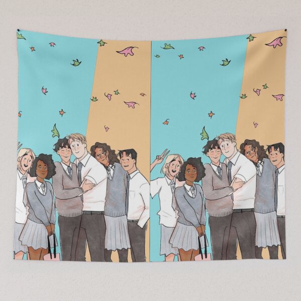 Item preview, Heartstopper cast members cartoon designed and sold by JaimyE.