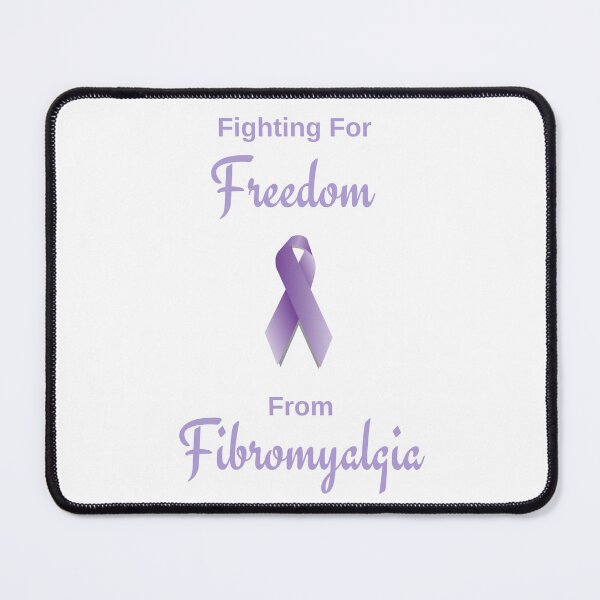 Item preview, Fighting for Freedom from Fibromyalgia | White and Purple designed and sold by Paulele.