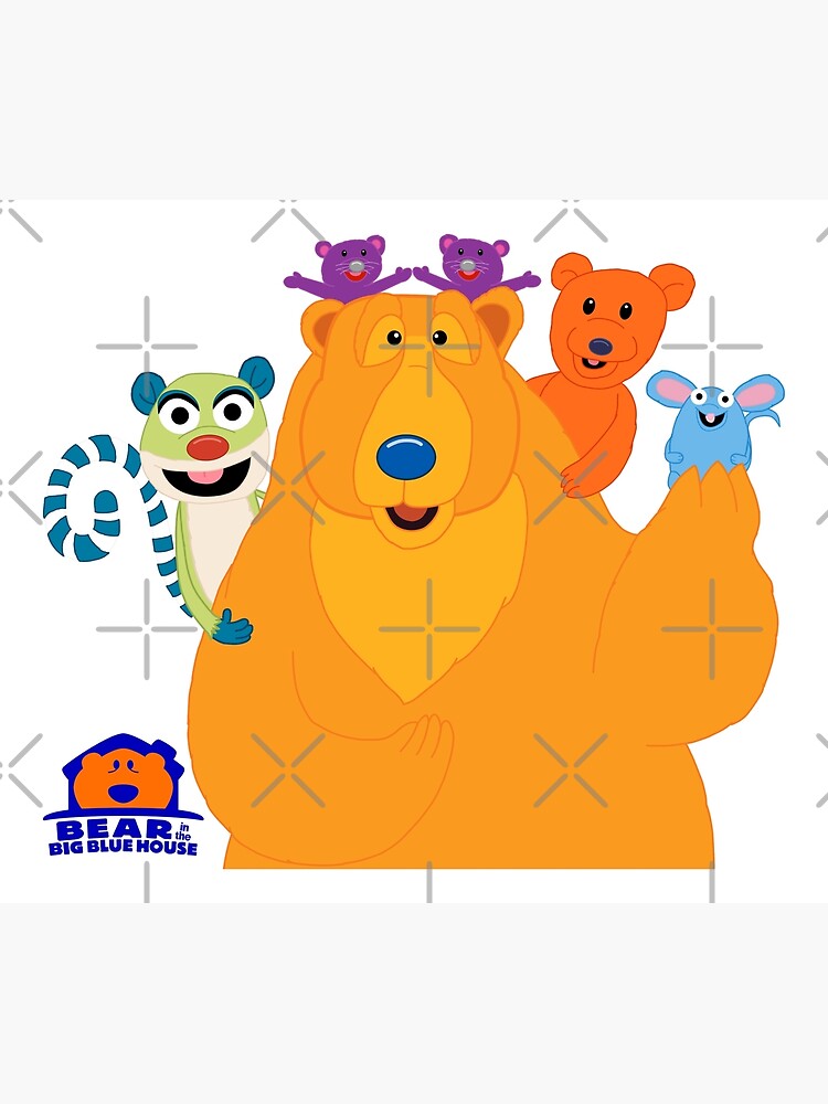 "bear in the big blue house" Poster for Sale by FashionCiiity Redbubble