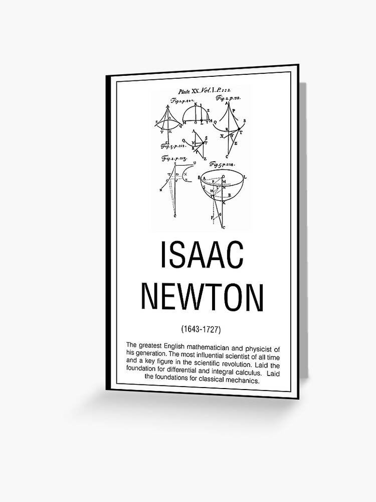 Newton 1874 | Greeting Card Newton 1874 | Greeting Card