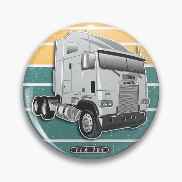 Item preview, Freightliner Cabover FLA 104 Semi Truck | Vintage Rigs Collection #26 designed and sold by Wide Turn Gang.