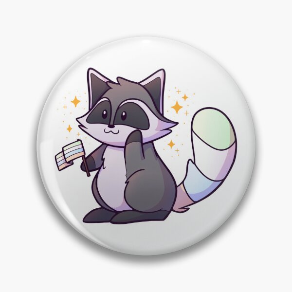 Item preview, Unlabeled Pride Raccoon designed and sold by SparxDoodles.