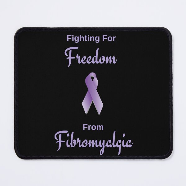 Item preview, Fighting for Freedom from Fibromyalgia | Black and Purple designed and sold by Paulele.
