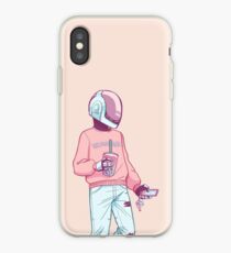 Vaporwave Guyman iPhone Case