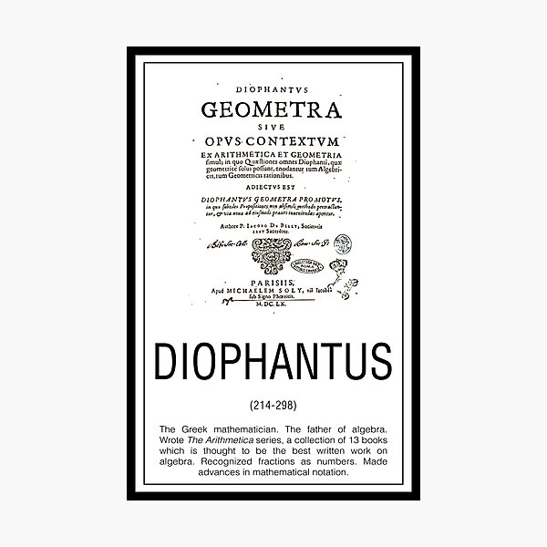 Item preview, Diophantus designed and sold by ThalassaStudios.