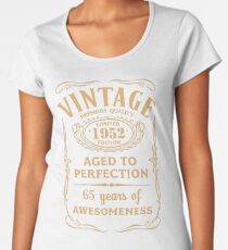 Golden Vintage Limited 1952 Edition - 65th Birthday Gift Women's Premium T-Shirt