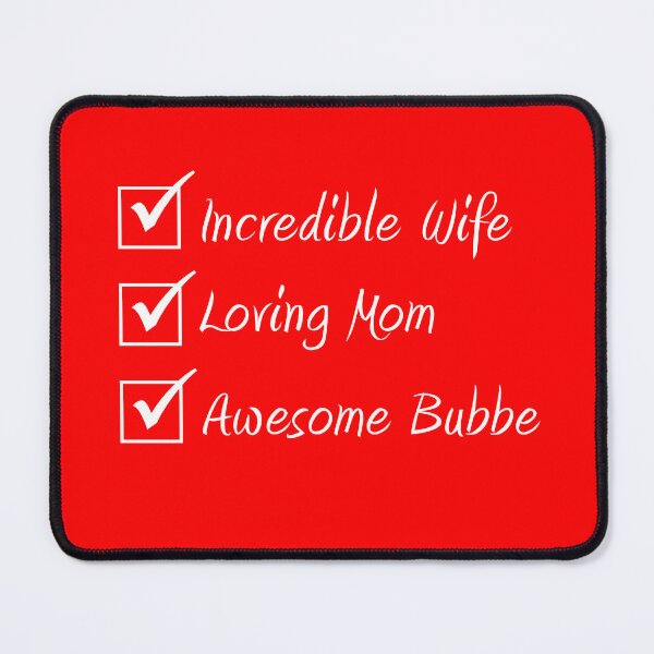 Item preview, Wife, Mom, Bubbe Jewish Grandmother designed and sold by jaycartoonist.