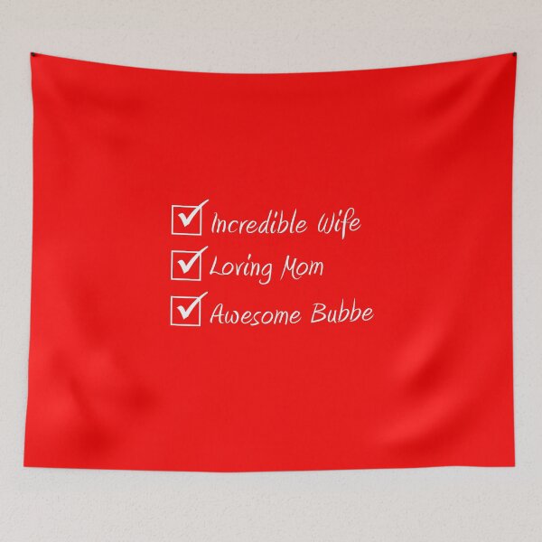 Item preview, Wife, Mom, Bubbe Jewish Grandmother designed and sold by jaycartoonist.