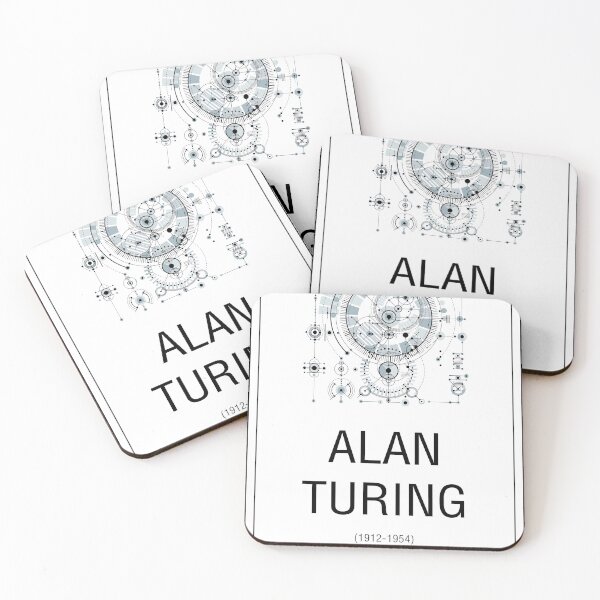 Item preview, Alan Turing designed and sold by ThalassaStudios.
