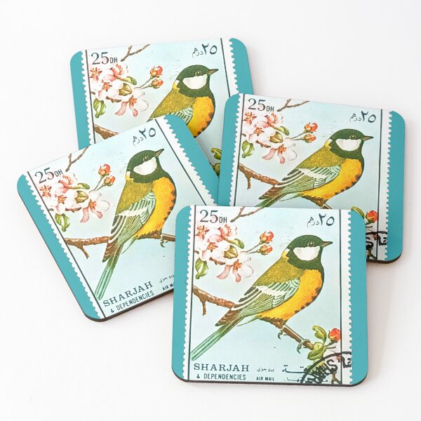 Item preview, Sharjah Exotic Bird and Flower Stamp designed and sold by Emeris.