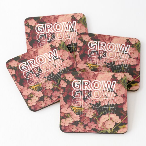 Item preview, GROW (above) - Peach Flowers designed and sold by AliceSLee.