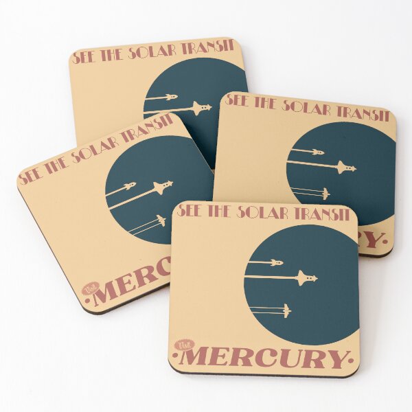 Item preview, Mercury Travel Poster designed and sold by adorabowldesign.