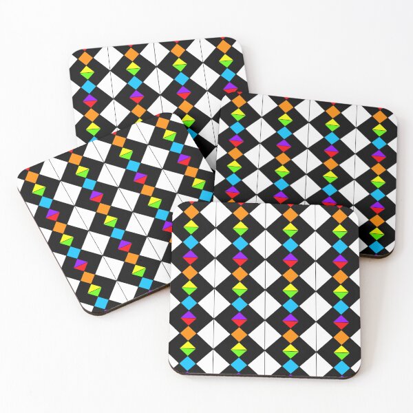 Item preview, Rainbow Diamond Checkers designed and sold by BeJolley.