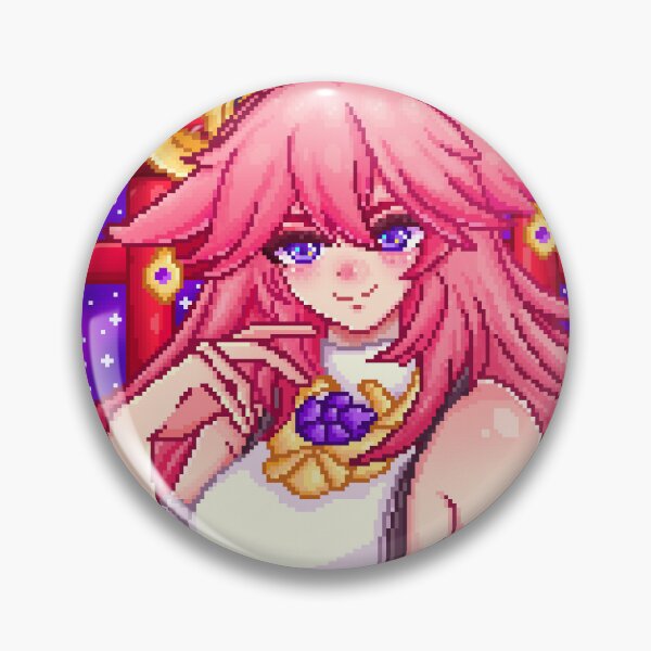 Item preview, Yae Miko pixel art  designed and sold by Toyger-Lilly.