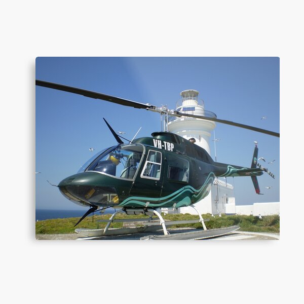JetRanger on South Solitary Island Metal Print