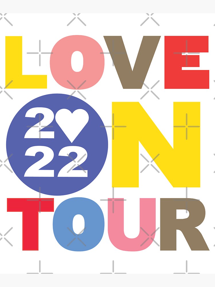 "LOVE ON TOUR 2022" Tote Bag for Sale by dreamswithheart Redbubble