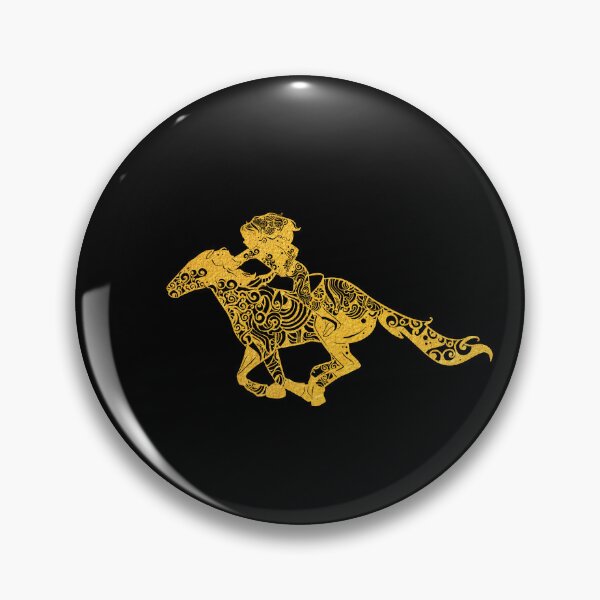 Item preview, Barrel Racer Horse Pony Gold Papercut Mandala Art designed and sold by hign.