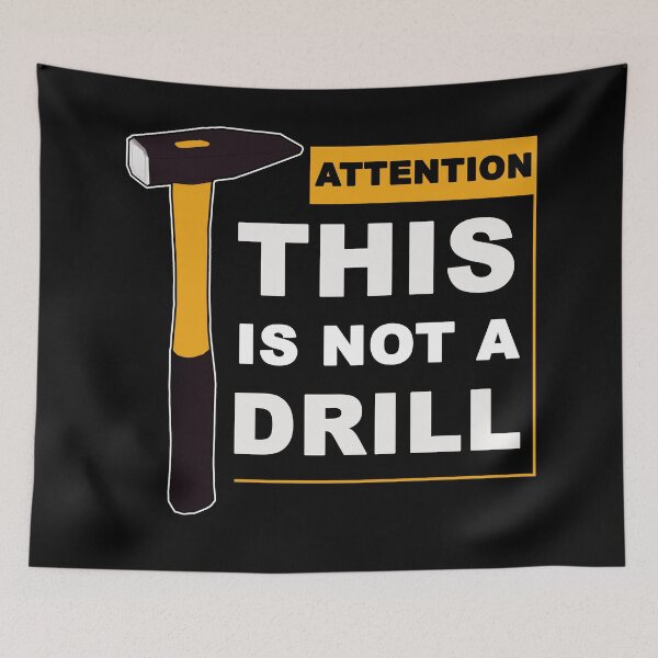 Item preview, This Is Not A Drill Shirt With A Hammer Gear designed and sold by tsse.