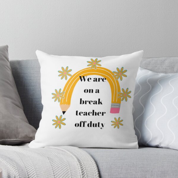 Item preview, rainbow we are on a break teacher off duty summer vacation t shirt, we are on a break teacher off duty vacation t shirt designed and sold by m-m-rstore.