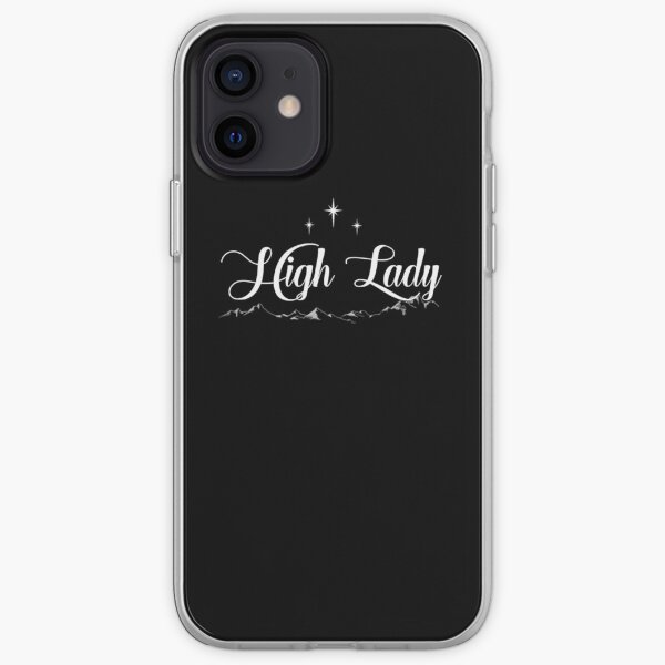 High Lady of The Night Court (Black) iPhone Soft Case