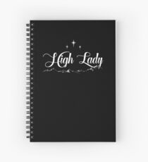 High Lady of The Night Court (Black) Spiral Notebook