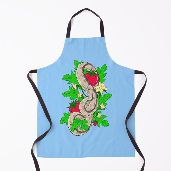Item preview, Garter Snake And Tomatoes With Blue Background  designed and sold by missmann.