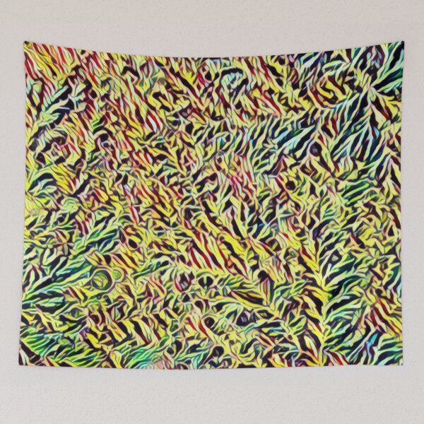 Item preview, Vibrant Palm Essence: Abstract Nature Artwork designed and sold by DonneeCreations.