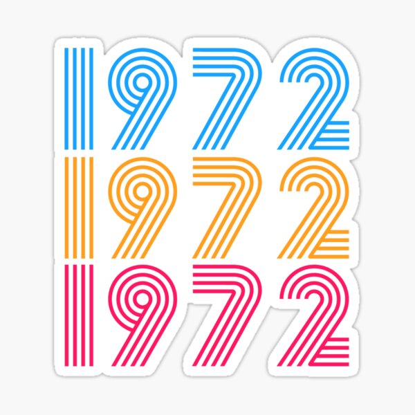 1972 Sticker