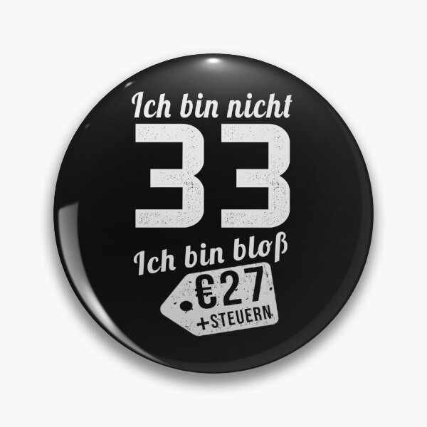 Item preview, ICH BIN NICHT 33 ICH BIN BLOB  designed and sold by Just Be Different.