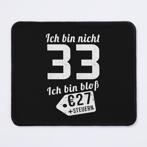 Item preview, ICH BIN NICHT 33 ICH BIN BLOB  designed and sold by Just Be Different.