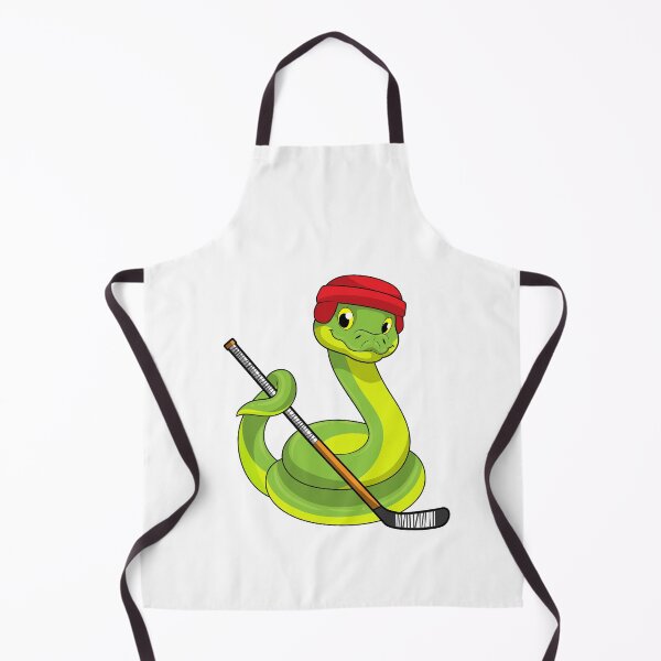 Artikelvorschau, Schlange beim Eishockey mit Eishockeyschläger entworfen und verkauft von Snabdesign84.