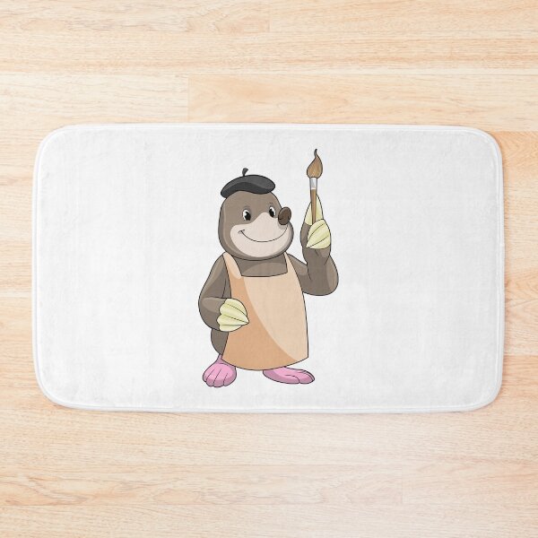 Item preview, Mole as Painter with Paint brush designed and sold by Snabdesign84.
